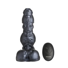 Creature Cocks - Cyborg Thrusting Vibro Dildo - Silver photo