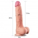 Lovetoy - 10" Dual Layer Silicone Cock - Flesh photo-10