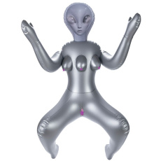 NMC - Infinity Ailen Infantable Doll - Silver photo