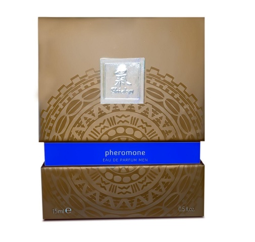 Shiatsu - Men Pheromone Perfume - Dark Blue - 15ml 照片