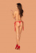 Obsessive - Lovlea Thong w Bows - Red - L/XL photo-4