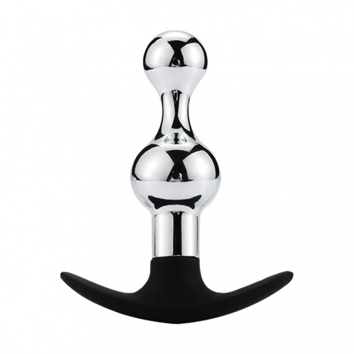 MT - Silicone Anchor Anal Plug w 2 Balls photo