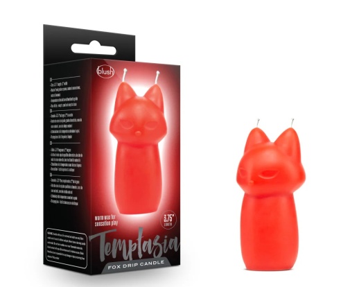 Temptasia - Fox Drip Candle - Red photo