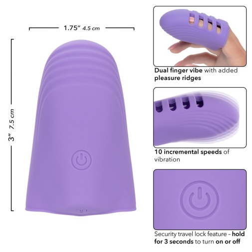 CEN - Dr. Laura Berman Finger Vibe - Purple photo