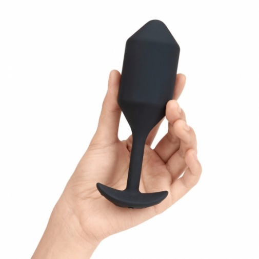 B-Vibe - Vibrating Snug Plug 4 - Black photo