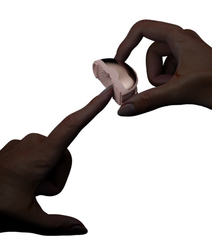 Qingnan - Wireless Vibro Nipple Clamps #3 - Flesh Pink 照片