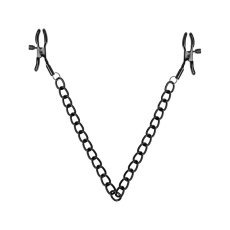 Bedroom Fantasies - Nipple Clamps w Chain - Black 照片