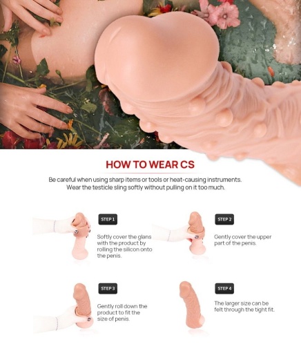 Kokos - Realistic Cock Sleeve M - Flesh photo