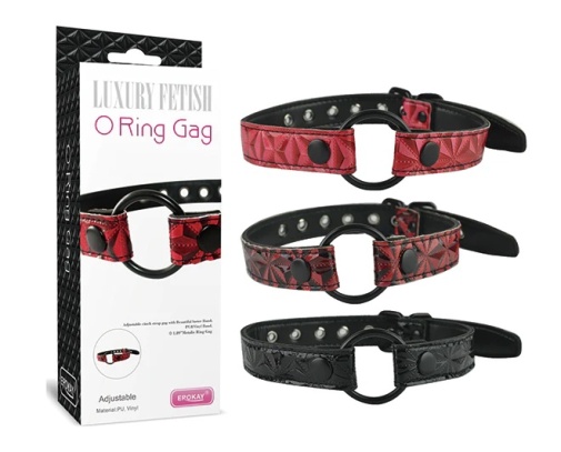 Erokay - Pyramid O-Ring Gag - Red photo