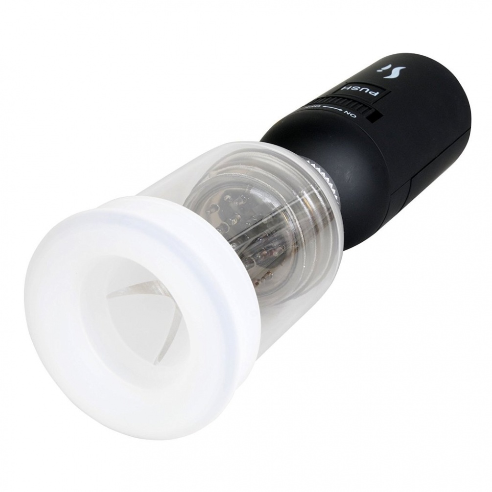 It is an onerhole that can be "tip-tipped" by suct... A One - Grand Striker Vibration Masturbator photo-2