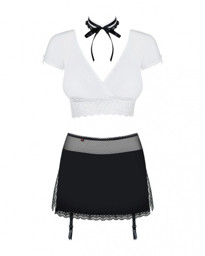 Obsessive - Secretary Costume 5 pcs - Black - L/XL photo