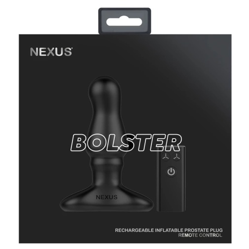 Nexus - Bolster 可充氣震動後庭塞 連遙控器 - 黑色 照片