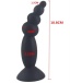 FAAK - Silicone Mini Anal Beads - Black photo-6