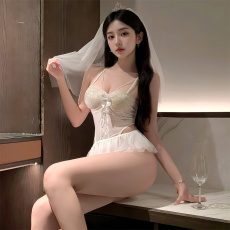 Costume Garden - GB-817 性感新娘套裝 M - 白色 照片