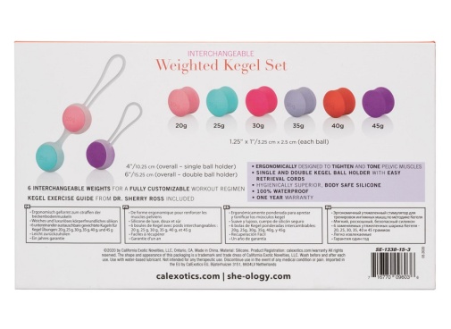 CEN - She-ology Weighted Kegel Balls Set 6 pcs photo