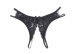 Ohyeah - Crotchless Lace Panty - Black - M 照片-9