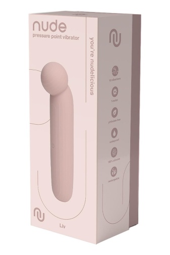 Dreamtoys - Nude Liv Travel Vibrator - Pink photo