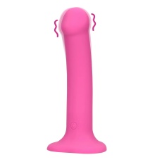 Loveline - Non-Phallic Vibro Dildo M - Powerful Pink 照片