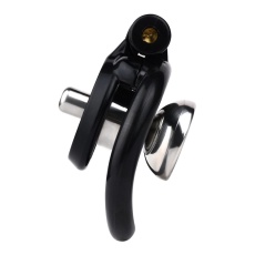 FAAK - Chastity Cage 45mm w Catheterization Hood - Black photo