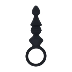 Levelz - 螺纹式后庭探棒 - 黑色 照片