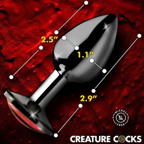 Creature Cocks - Sinister Eye Plug S - Red 照片