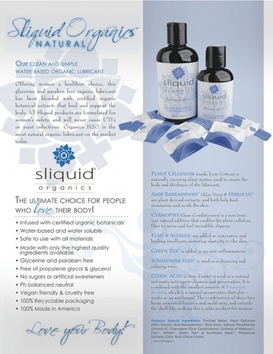 Sliquid - Organics Natural - 125ml photo