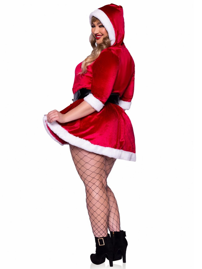 Leg Avenue - Mrs Claus Costume - Red - 1X-2X photo