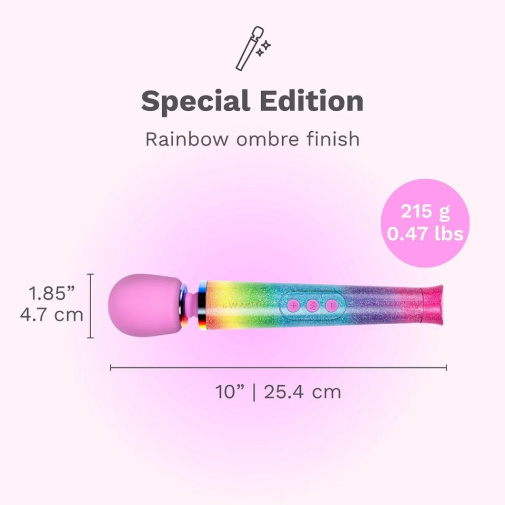 Le Wand - Petite Glitter Vibro Massager - Rainbow 照片