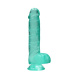 RealRock - 6" Realistic Dildo w Balls - Green photo