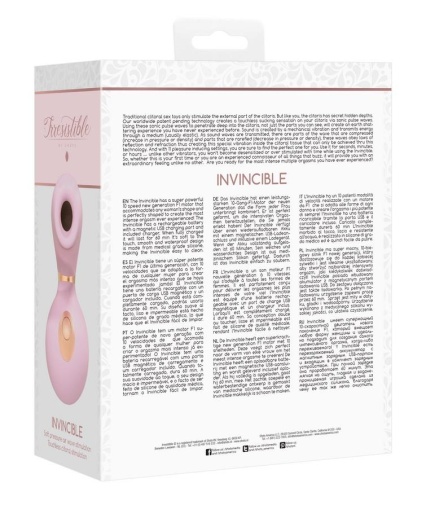 Irresistible - Invincible Clit Stimulator - Pink photo