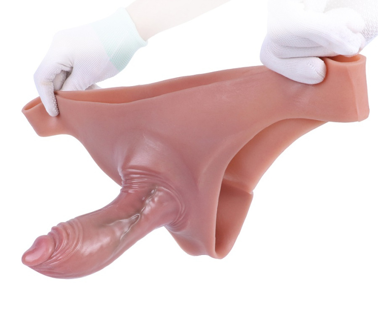 FAAK - 仿真空心陰莖褲 11cm 照片