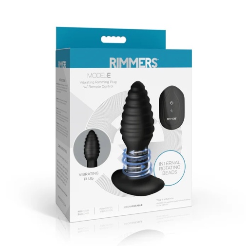 Rimmers - Model-E Vibro Rimming Plug - Black photo