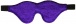 Strict Leather - Fur Lined Blindfold - Purple photo