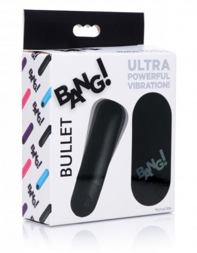 Bang! - 21X Vibro Bullet w Remote - Black photo