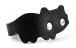 MT - 貓形皮製腳銬 - 黑色 照片-3