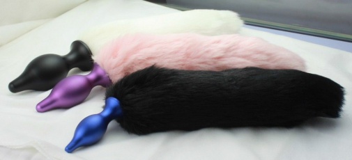 XFBDSM - Aluminum Alloy Tail Anal Plug M - Blue photo