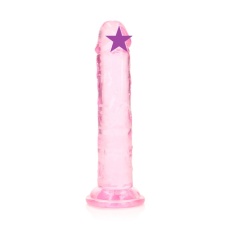 RealRock - 6" Straight Realistic Dildo - Pink 照片