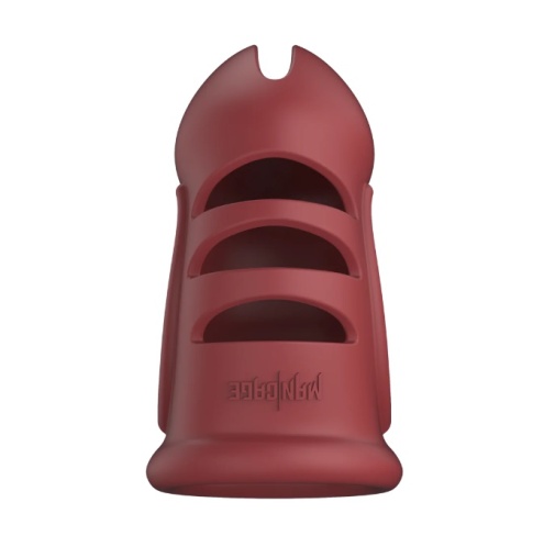 ManCage - Soft Silicone Chastity Cage #26 - Red photo