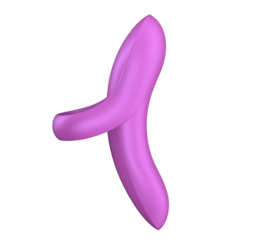 Satisfyer - Bold Lover 手指震动器 - 深粉色 照片