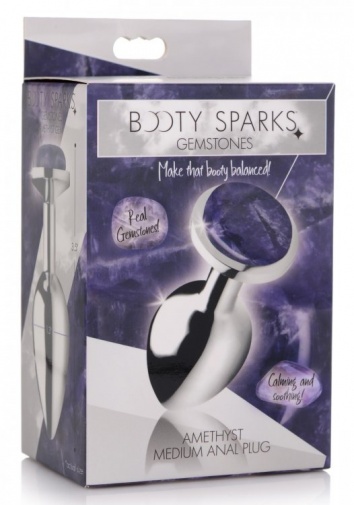 Booty Sparks - 紫水晶宝石后庭塞中码 - 紫色 照片