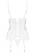 Obsessive - 871-COR-2 Corset & Thong - White - L/XL photo-8