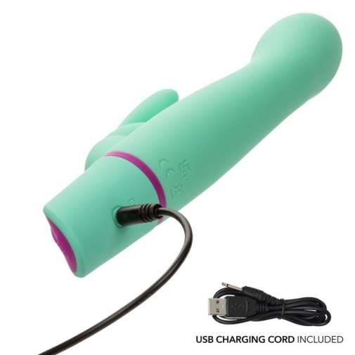 CEN - Love Bunny Rockin G-Spot Vibrator - Green 照片