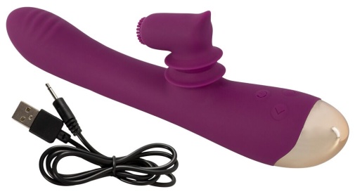 Javida - Moving 2 Function Vibrator - Purple photo