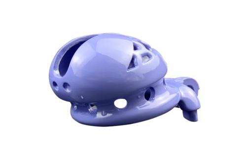FAAK - Resin Chastity Cage 107 - Blue 照片