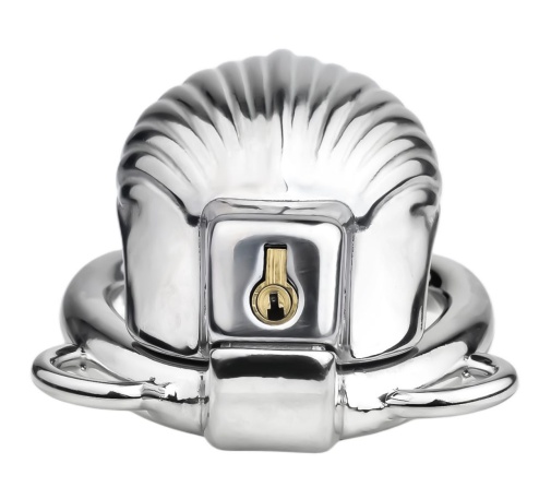 FAAK - Shell Chastity Cage 45mm - Silver 照片
