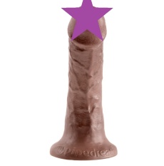 King Cock - Cock 6″ - Brown photo