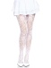 Leg Avenue - Chantilly Floral Lace Tights - White photo-3