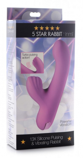 Inmi - 13X Silicone Pulsing & Vibrating Rabbit - Pink photo