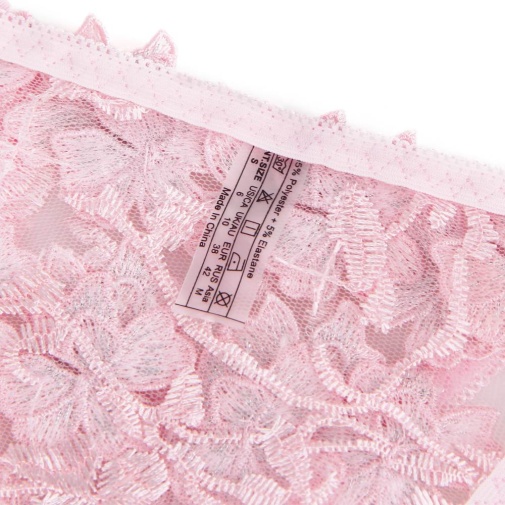Ohyeah - Floral Bra Set - Pink - M 照片
