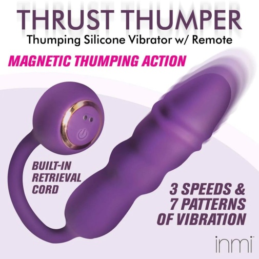 Inmi - Thumper Vibrator w Remote Control photo